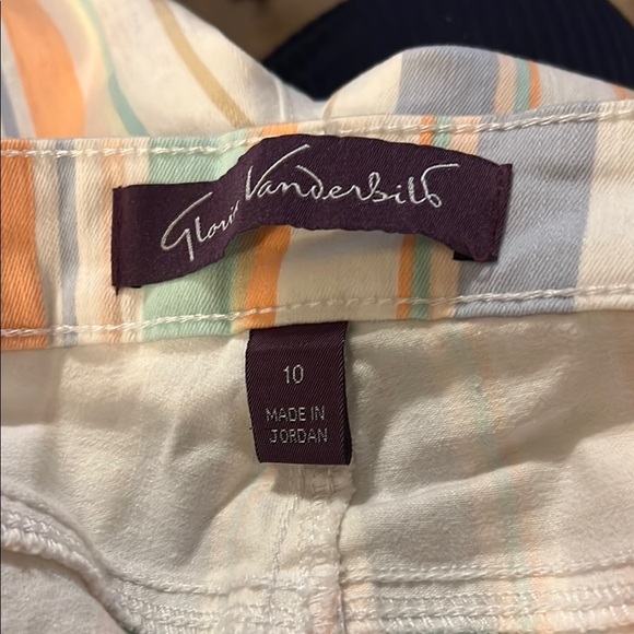 Striped Multicolor Womens Shorts - Picture 3 of 4